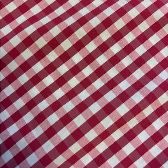 Lafayette 148 New York Red and White Checkered Shirt - Picture 3 of 4